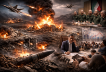 ईरान संकट के बीच मिसाइल ठिकानों पर हमले और आर्थिक अस्थिरता