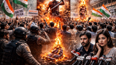 Dhunander 2 फिल्म के खिलाफ सिनेमा हॉल के बाहर विरोध प्रदर्शन