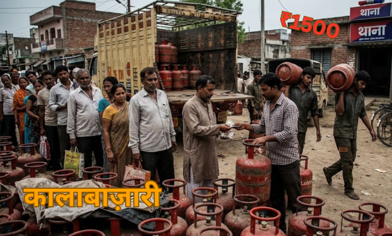 झारखंड में एलपीजी गैस सिलेंडर की कालाबाज़ारी और बढ़ती कीमतें