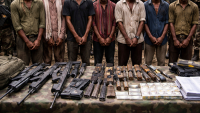 झारखंड के हजारीबाग में सुरक्षा बलों द्वारा माओवादियों की गिरफ्तारी